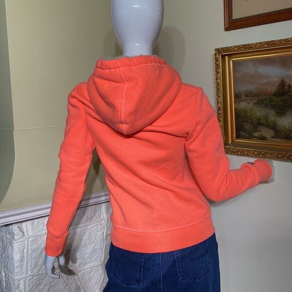 SUPERDRY Vintage Logo Limited Edition Neon Sparkle Hoodie 80’s Retro Style - Picture 7 of 15